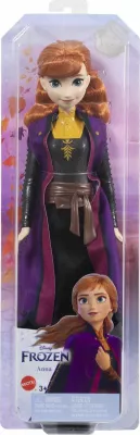 Kukull Mattel HLW50 Disney Frozen Anna 32 cm shumëngjyrëshe