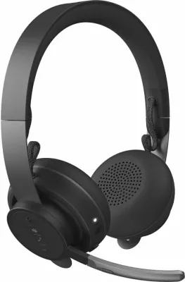 Kufje wireless Logitech Zone Wireless 981-000854, MS Teams, ANC, Bluetooth 5.0, me mikrofon, të zeza