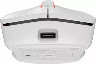 Maus gaming GENESIS Zircon XIII NMG-2090, PAW3395, 26000 DPI, 2.4GHz/USB, RGB, 7 butona, i bardhë