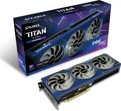 Kartelë grafike Sparkle B580 12GB Intel Arc Titan OC GDDR6, Blu
