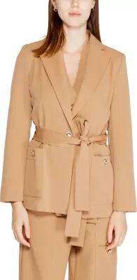 Blazer për femra Rinascimento CFC0119871003, bezhë e errët [Madhësia: L]