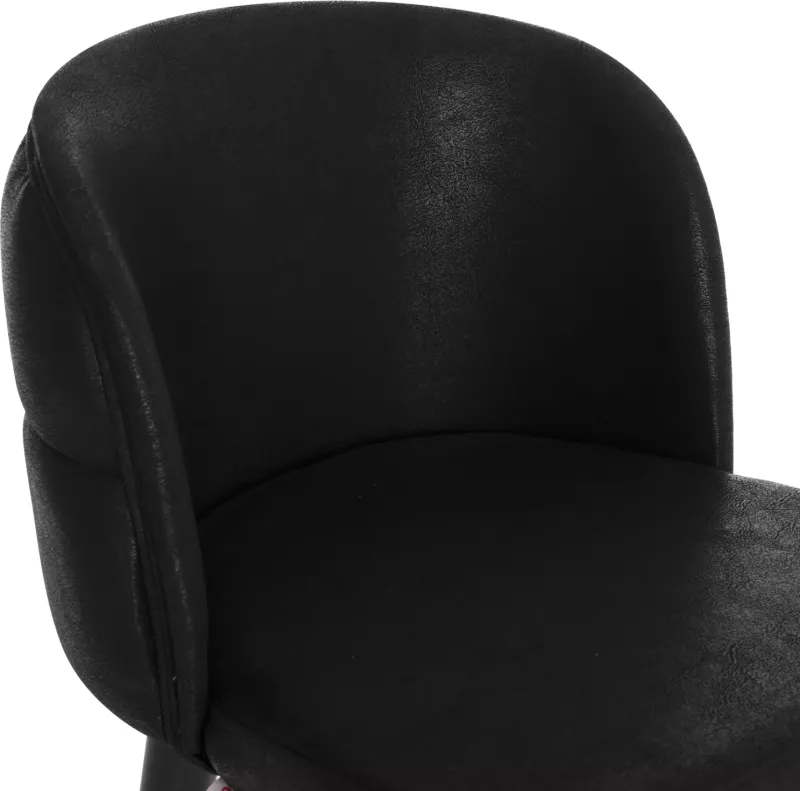 Karrige për bar profesionale MARCELLO FH9280.14, lëkurë nubuck, dru, e zezë, 50x58x100H cm