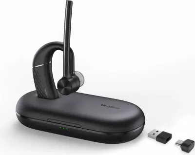 Kufje Yealink BH71 Pro USB-C/A, Wireless, 100 - 20000 Hz, Office/Call center, e zezë