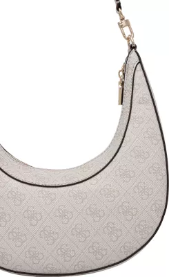 Çantë krahu për femra Guess Coleen Logo Small SA HWSG97 49010, e bardhë