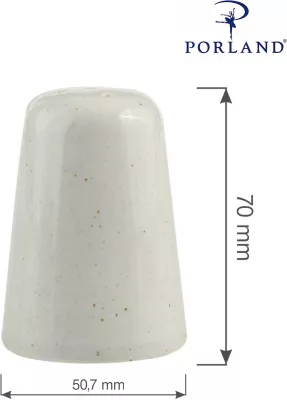 Kripore Porland Seasons Ashen, porcelan, rezistencë 180°C, gri e hapur, set 6 copë