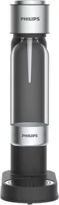 Aparat për gazifikim uji, Philips GoZero ADD4902BK, 230×230×440 mm, e zezë/argjendtë