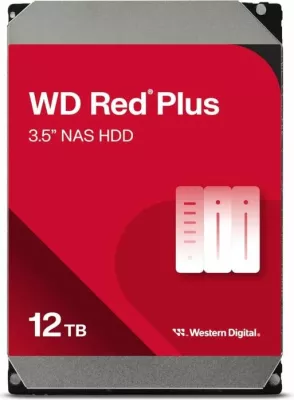 Disk i brendshëm HDD WD Red Plus WD120EFGX 12TB 3.5" SATA 6Gb/s 7200rpm 512MB cache