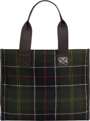 Çantë tote për femra Barbour Turnberry Tartan LBA0424, kafe