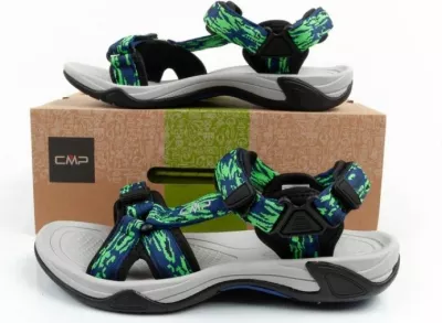 Sandale për fëmijë CMP, navy blue/green