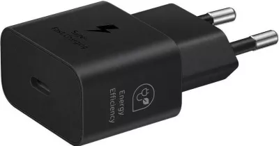 Karikuesi rrjeti Samsung 25W EP-TA2510, me ngjyrë të zezë
