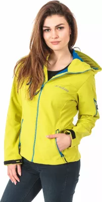 Xhaketë për femra Viking Eva 7007515S, softshell 4-way stretch, madhësia S, e verdhë