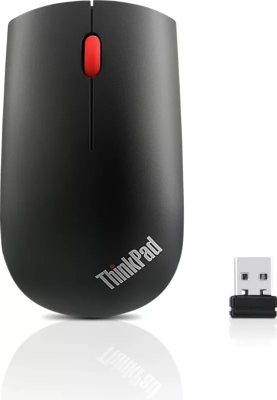 Maus Lenovo 4X30M56887, Ambidextrous, Optical, RF Wireless, 1200 DPI, Black, Red