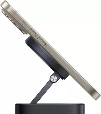 Kasë Baseus MagPro Series II 7-in-1 me karikues wireless MagSafe 15W, HDMI, USB-A, USB-C, SD/TF, e zezë