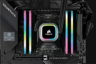 RAM Memorje Corsair Vengeance RGB 32GB (2x16GB) DDR4 3200MHz, e zezë