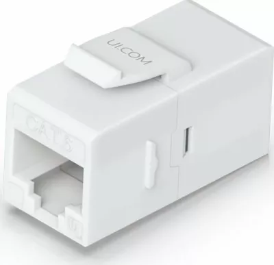 Modul keystone coupler Ubiquiti UACC-Keystone-Coupler-C6 Cat6 RJ-45 femër-femër, i bardhë, 12 copë