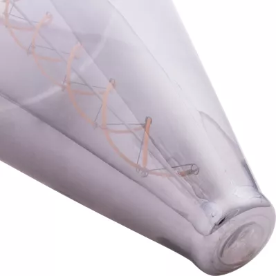 Llampë LED filament, ngjyrë tymi, FH4054.03, 8W, E27, 3000K, me ndriçim të rregullueshëm