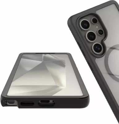 Mbështjellës Tech-Protect Defense MagSafe për Samsung Galaxy S25 Ultra, i zi