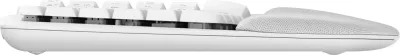 Tastierë Logitech Wave Keys për Mac, Full-size, Wireless, Bluetooth, Membranë, QWERTZ, Bardhë