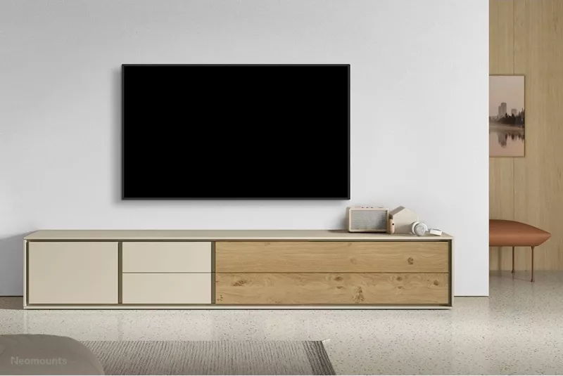 Mbajtëse muri për TV Neomounts WL35-550BL16, 42-86 inç, çelik, e zezë