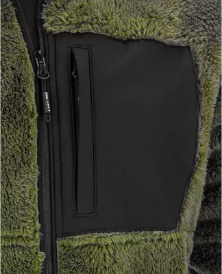 Xhaketë flis Sherpa për meshkuj LAHTI PRO L4015406, 300 g/m², 3 xhepa me zinxhir, 3XL, e gjelbër
