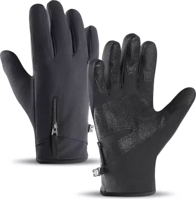 Doreza sportive Hurtel për telefon, antirrëshqitëse, dimërore, XL, të zeza