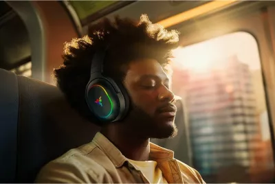Kufje Razer Barracuda X Chroma wireless, mbi vesh, të zeza
