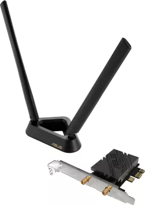 Kartë rrjeti ASUS PCE-BE92BT, WLAN / Bluetooth, PCI Express, E zezë