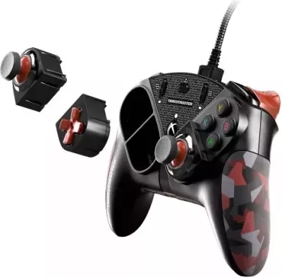 Set module për kontrollor Thrustmaster ESWAP X Red Color Pack, 7 module + 2 kapakë mini-stick, Hot Swap, për Xbox/PC, kuqe kamuflazh