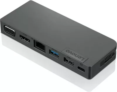 Hub USB-C Lenovo 4X90S92381, Wired, USB 3.2 Gen 1, Gri