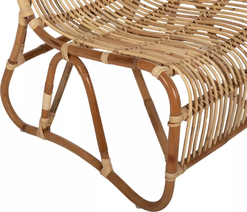 Karrige e jashtme BRONNY FH9644.01 rattan ngjyrë natyrale 60x82x92Hcm.