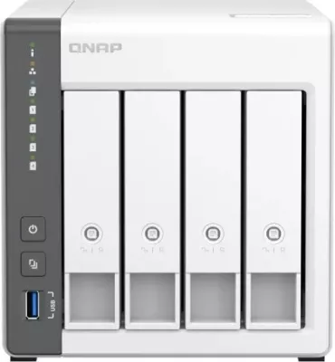 Server NAS Qnap TS-433, 4GB RAM, 4 disqe,  i bardhë