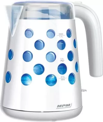 Ibrik elektrik MPM MCZ-86, 1.7L, Bardhë