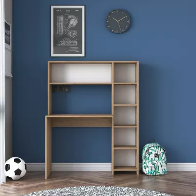 Tavolinë studimi Hanah Home, HA104 - 2025, ngjyrë lisi
