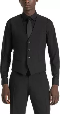 Jelek kostumi për meshkuj Antony Morato MMVS00009-FA600255, i zi [Madhësia: 46]
