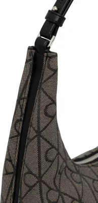 Çantë shpatulle për femra Calvin Klein LV04F3635G, e zezë-bezhë