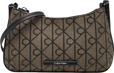Çantë mini për femra Calvin Klein LV04F1164G, e zezë-bezhë