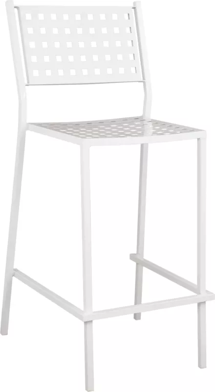 Karrige për bar Olympias Metalike FH5528.02 ngjyrë e bardhë 47x58x111 cm