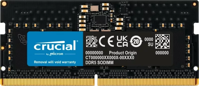 RAM Memorje Crucial 8GB DDR5 5600 SODIMM CL46