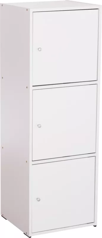 Kabinet me 3 hapësira ruajtëse, Soriano, FH9939.01, melaminë e bardhë, 40x39x119H cm.