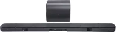 Soundbar JBL BAR 1300 MK2 2470W me subwoofer 8\" dhe altoparlantë rrethues wireless të shkëputshëm (set), i zi