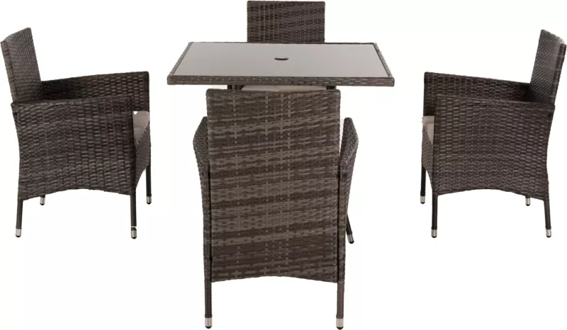 Set kopshti tavolinë & karrige FH5965, 5 pjesë