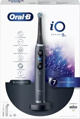 Furçë dhëmbësh elektrike Oral-B iO Series 9n, 7 modalitete, Bluetooth, e zezë