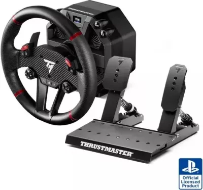 Timon garash Thrustmaster T598-P Direct Drive 5 Nm, 30 cm, me pedale 2, për PC/PS4/PS5, EU Type-C, i zi