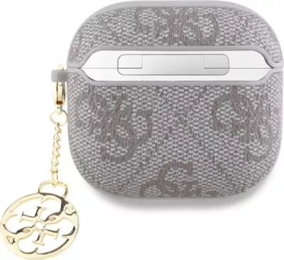 Mbështjellës Guess 4G Charm Collection për AirPods 4, Rozë