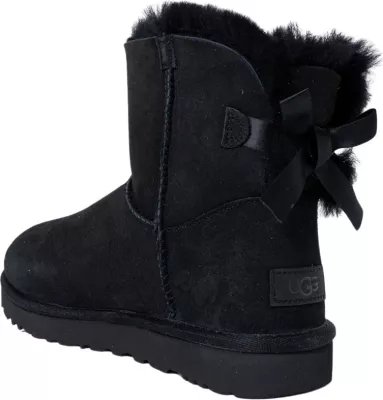 Çizme për femra UGG Mini Bailey Bow II 1016501, të zeza [Ngjyra: 37]