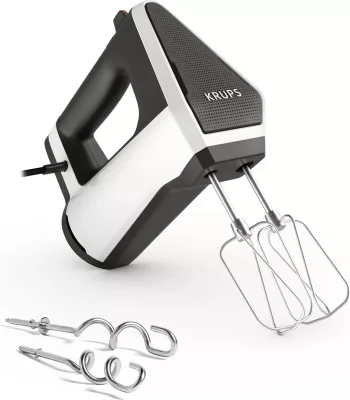 Mikser dore Krups GN 6021 3 Mix 6000, 600W, 5 shpejtësi, bardhë/gri