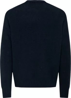 Xhemper Only & Sons Onsjames Rlx Crew Knit Noos 22033783 për meshkuj, i kaltër [Madhësia: M]