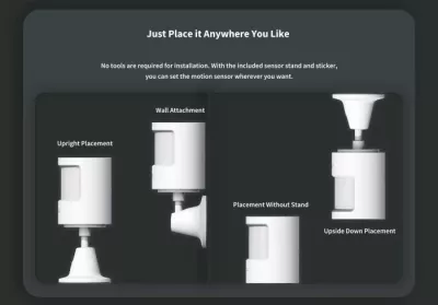 Sensor lëvizjeje AQARA Motion Sensor P1 MS-S02, Zigbee 3.0, sensor drite, bateri deri 5 vjet, i bardhë, set 1 copë