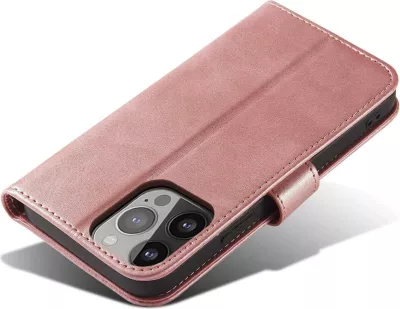 Mbështjellës magnetik me kapak për iPhone 16e Hurtel, rozë