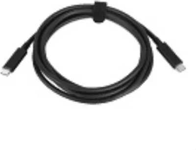 Kabllo USB-C në USB-C, Lenovo, Q59480 / 4X90Q59480, e zezë